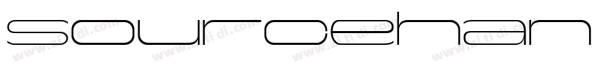 sourcehanserifsc ext字体转换